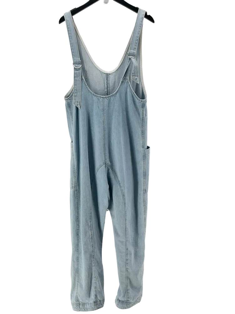Free People Size XS Blue Overalls