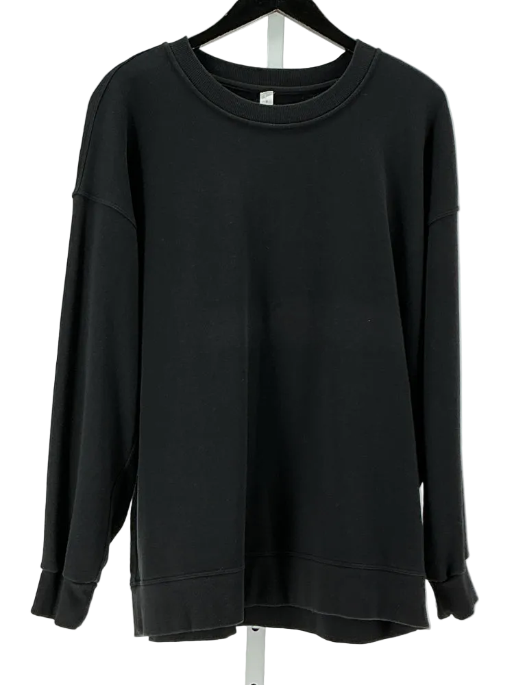 lululemon Size 8 Black Sweatshirt