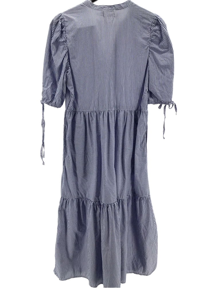 Nation Size S Blue & White Dress