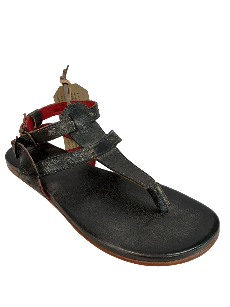 Bed Stu Shoe Size 7.5 Black Moon Sandals