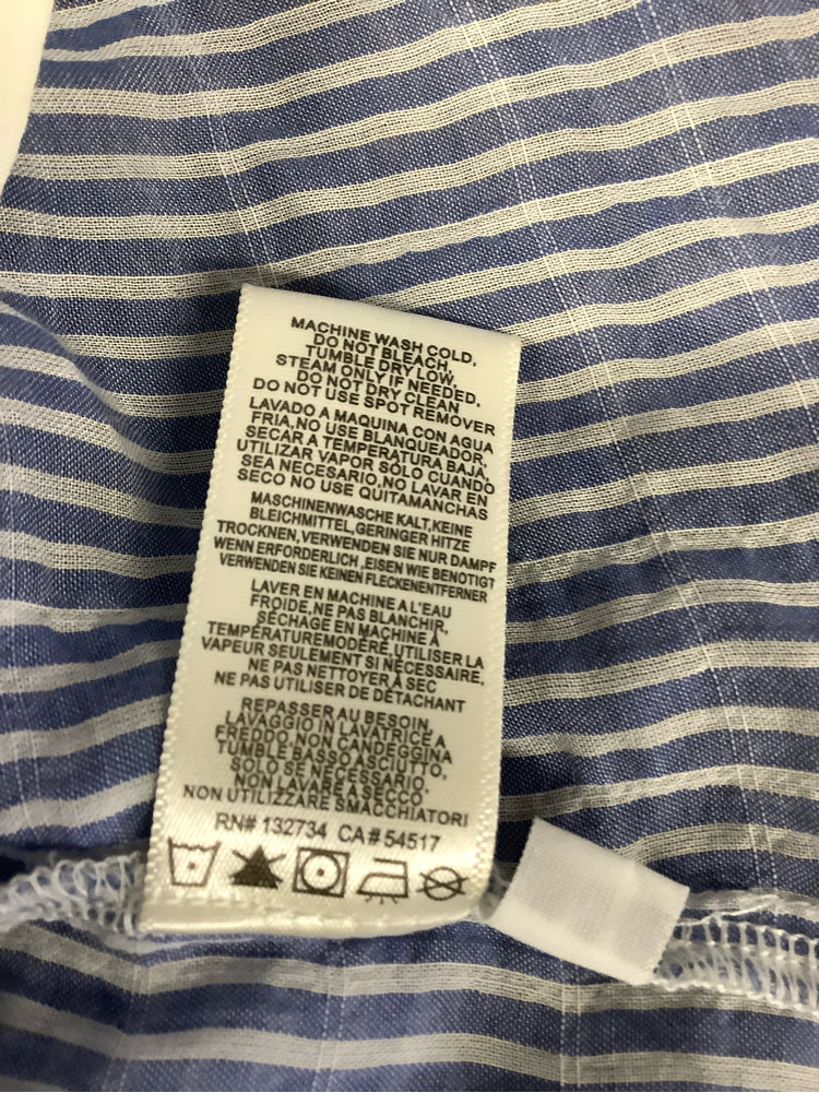 Cloth & Stone Size M Blue & White Dress
