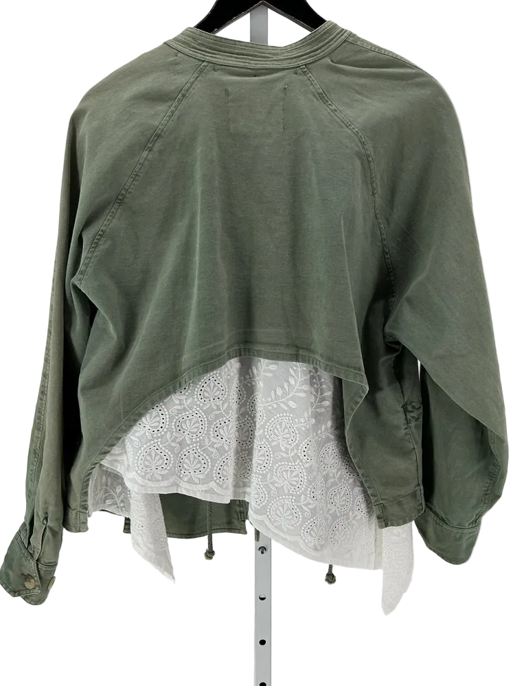 by anthropologie Size M Olive Utility Jacket
