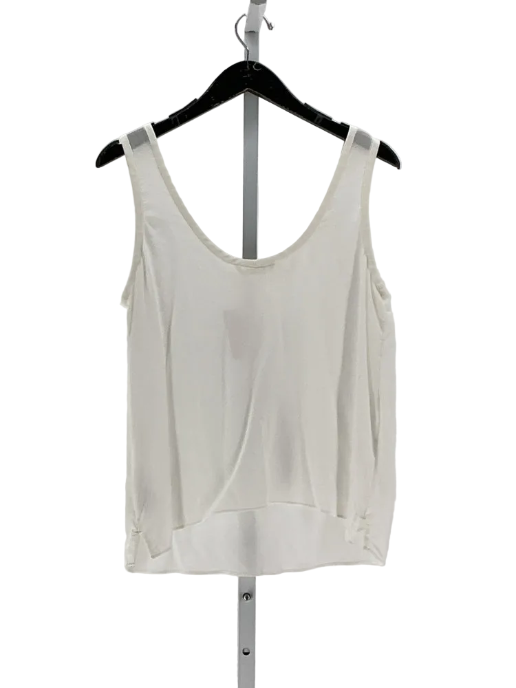 Everlane Size 6 White Tank Top