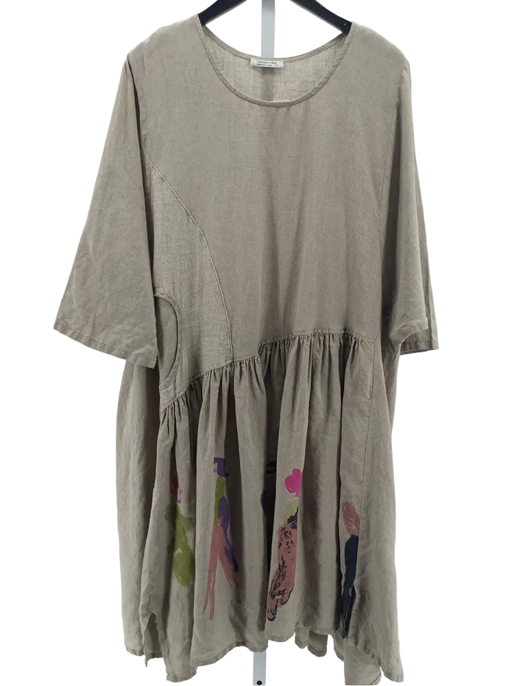 Banana blue Size XL/XXL Tan Multi Dress