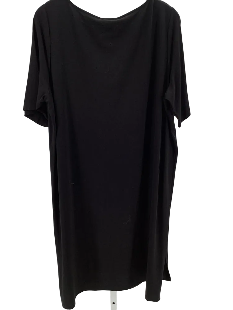 Eileen Fisher Size XL Black Dress