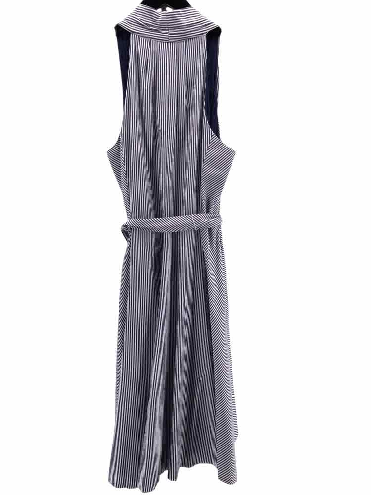 Talbots Size 14 Navy & white Dress