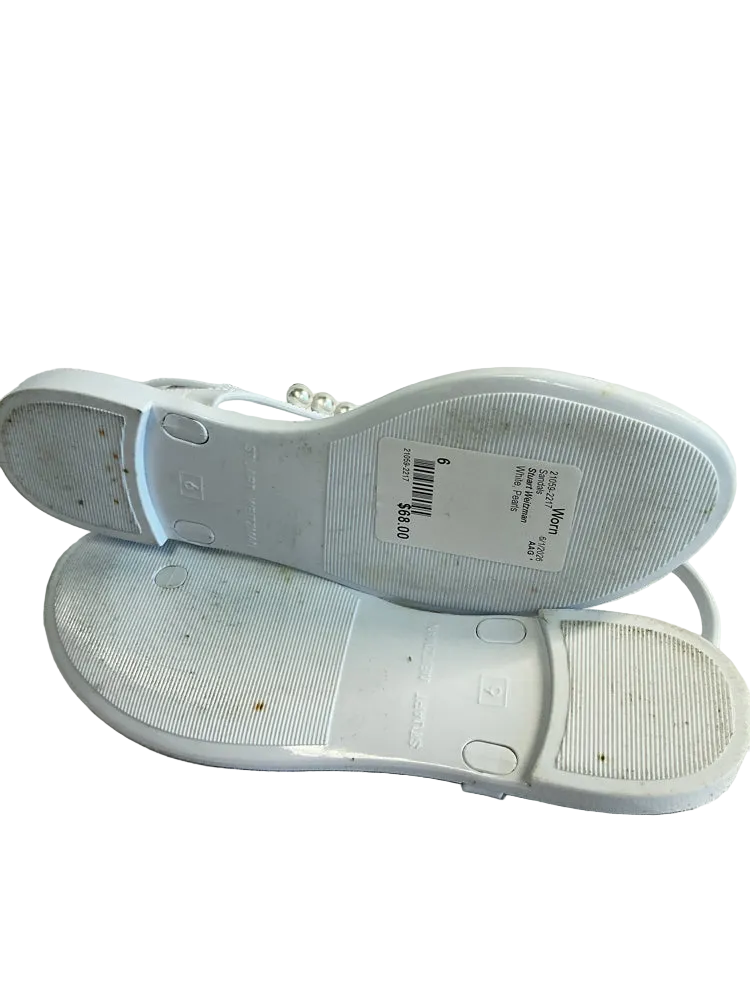 Stuart Weitzman Shoe Size 6 White Sandals