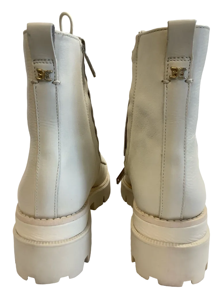 Sam Edelman Shoe Size 10 White Booties