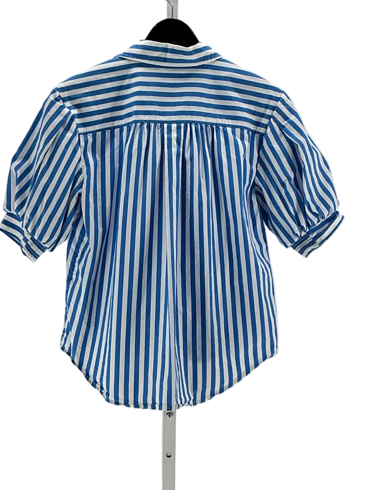 AYR Size M Blue & White Shirt