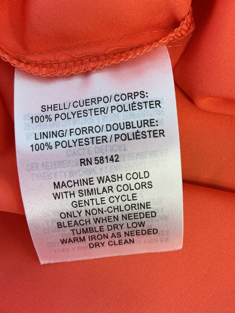 Cal Meets Glam Size 8 Orange Multi Dress