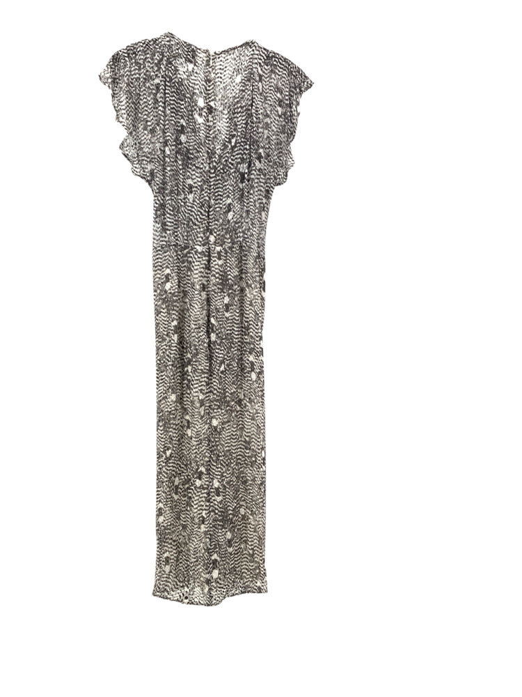 Isabel Marant Size 4 Black & White Dress