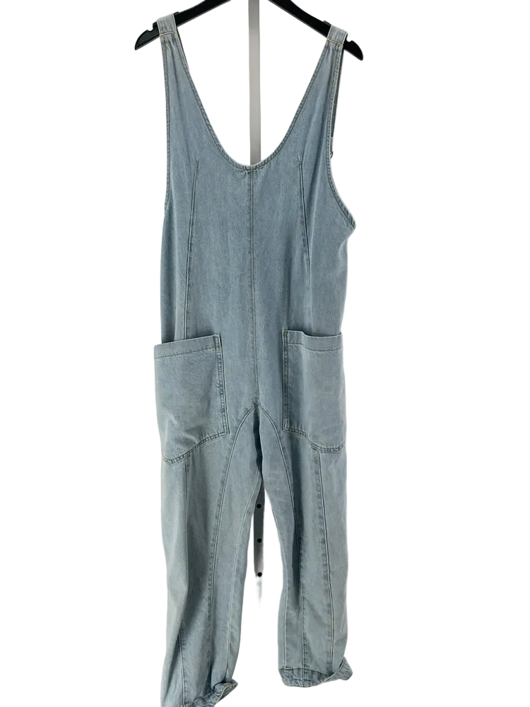 Free People Size XS Blue Overalls