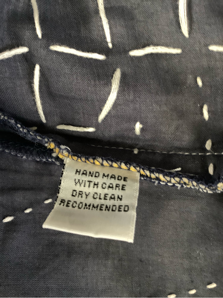 Anchal Size M Navy multi Cocoon Jacket
