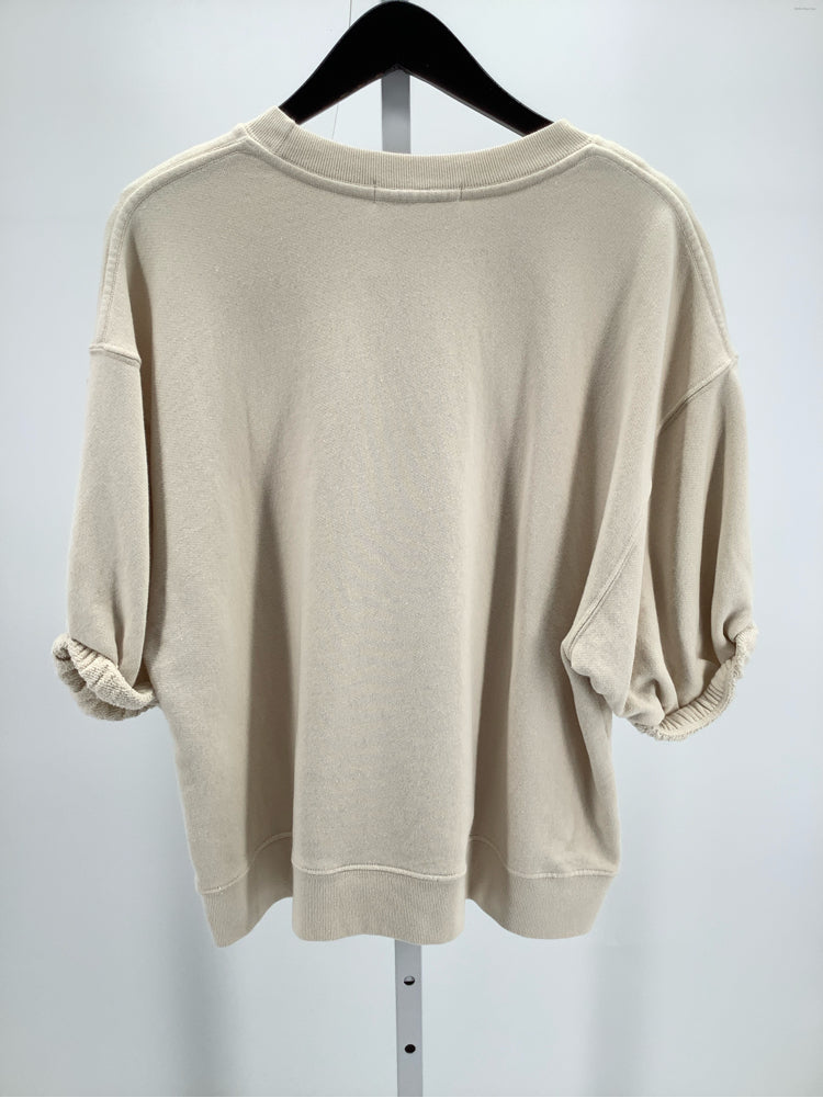 perfectwhitetee Size L Tan Rebecca Sweatshirt