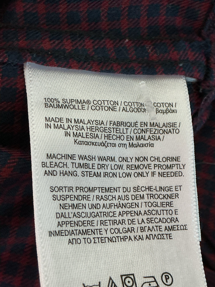 KMJ Size S Navy & Red Shirt