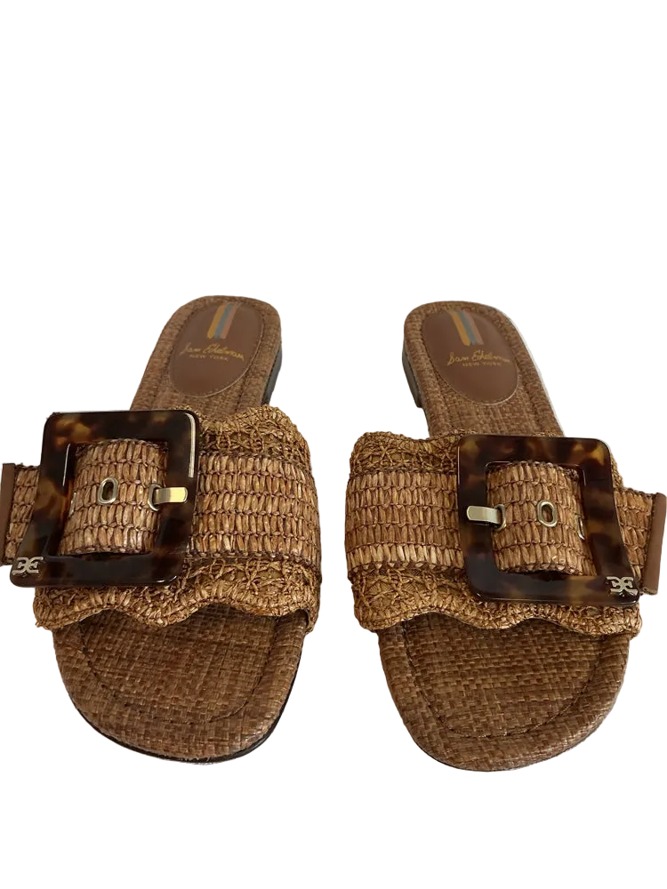Sam Edelman Shoe Size 7.5 Brown 50/50 Sandals