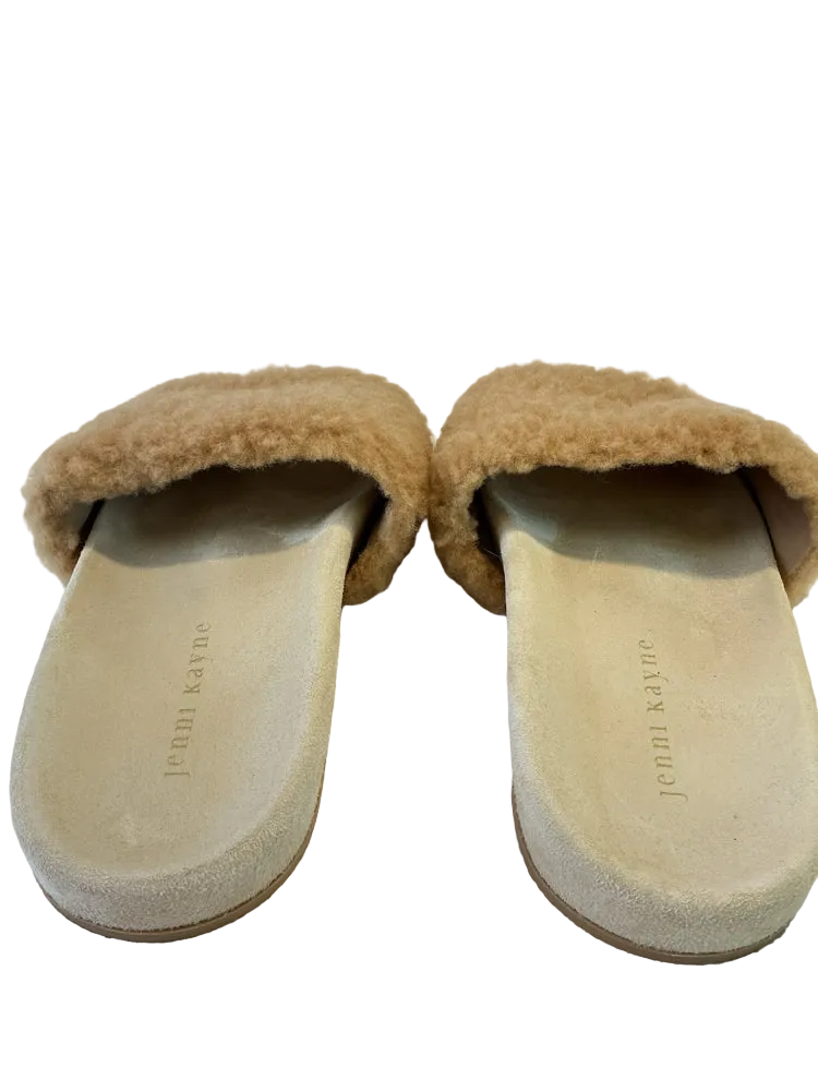 Jenni Kayne Shoe Size 10 Tan Slides