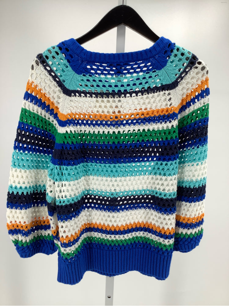 Tribal Size L Blue Multi Riviera Sweater