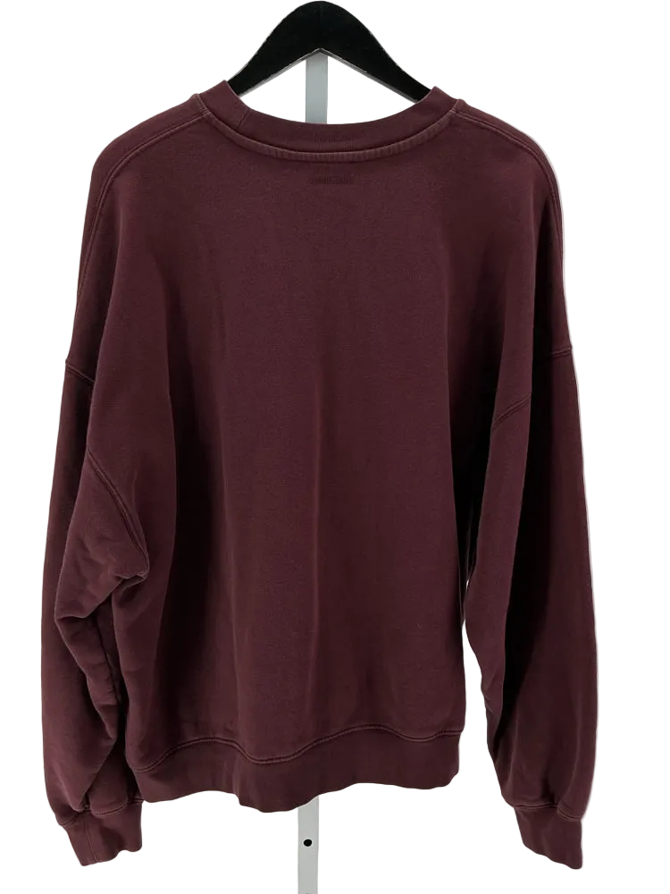 Anine Bing Size S Burgundy Sweatshirt