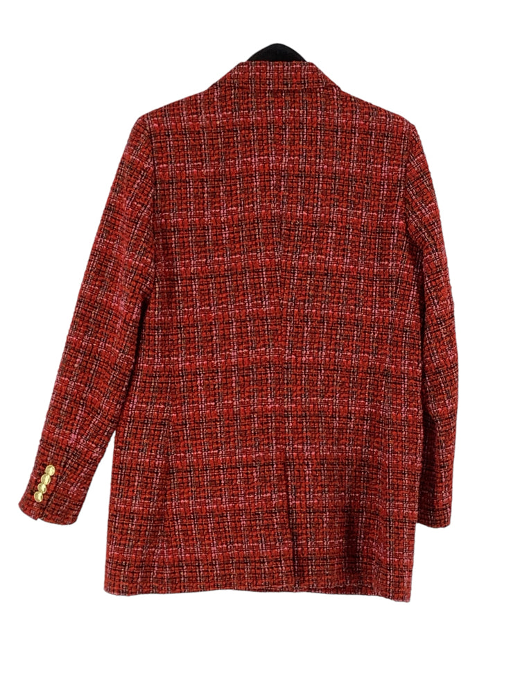 Derek Lam 10 Crosby Size 10 Red multi Blazer