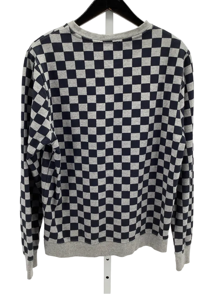 Kule Size S Gray & Navy Sweatshirt