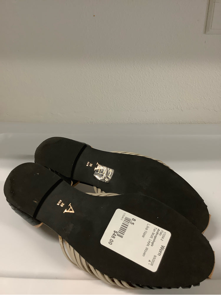 Anthropologie Shoe Size 8.5 Tan Multi Leyla Flats