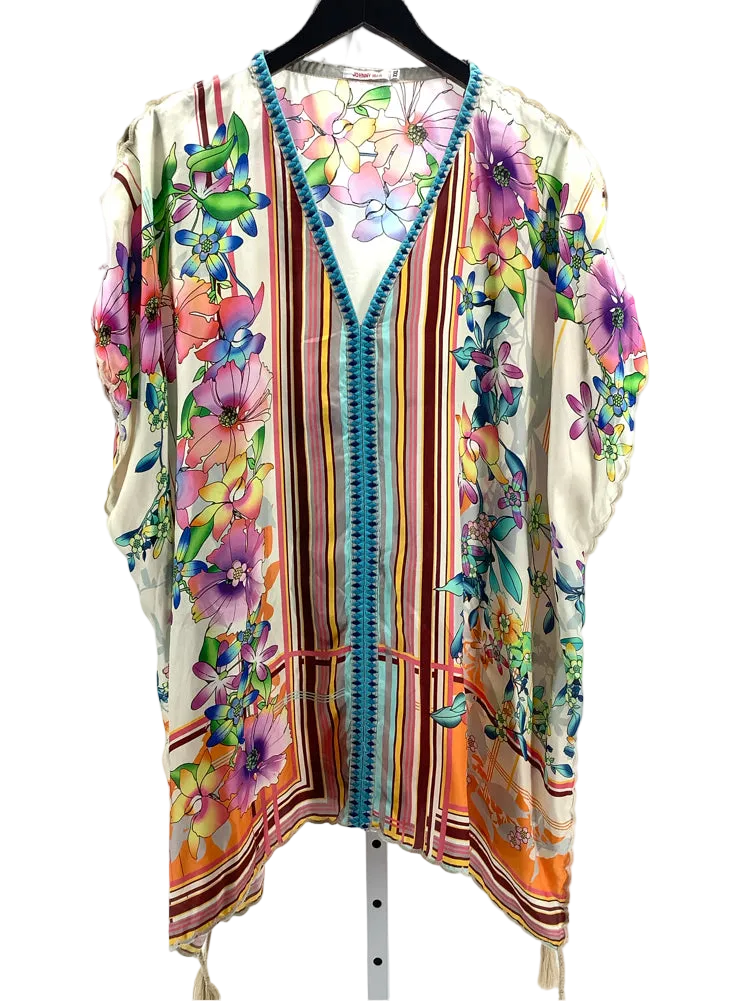 Johnny Was Size XXL Cream multi Tunic