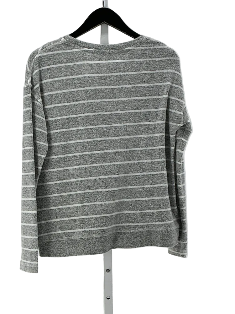 Paper Crane Size S Gray & White Shirt