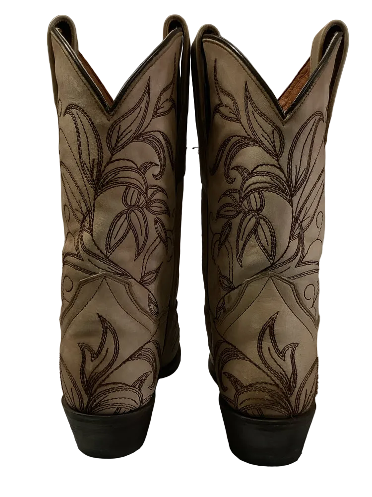 Dan Post Shoe Size 8 Tan & Brown Boots