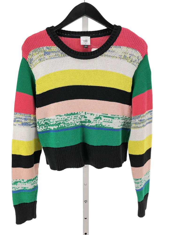 Cabi Size M Black multi Sweater