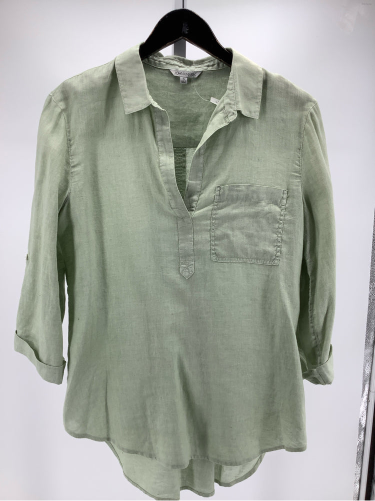 John Mark Size S Green Shirt