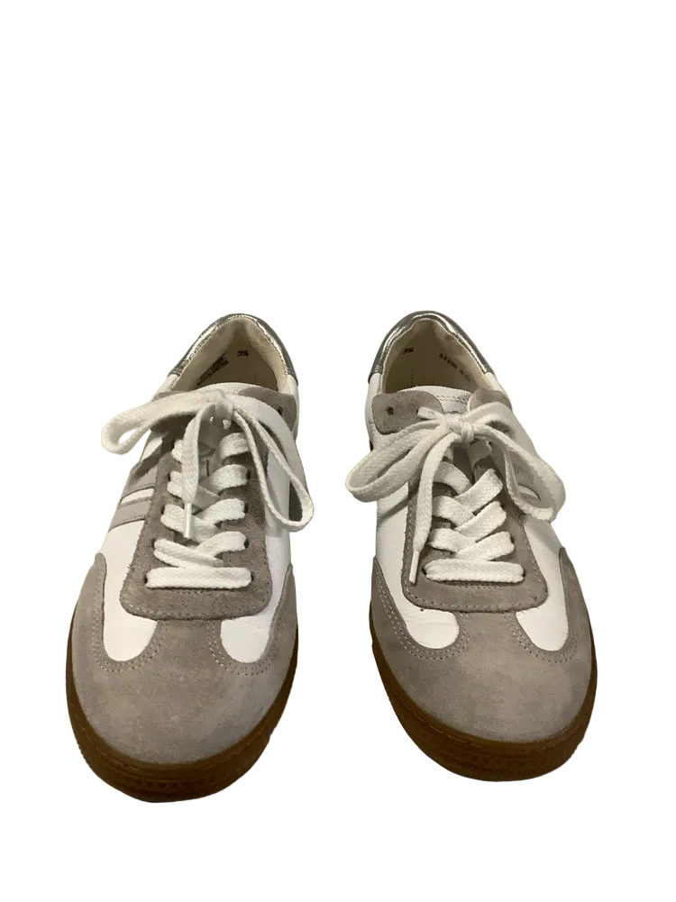Paul Green Shoe Size 6 White & Gray Tilly Sneakers