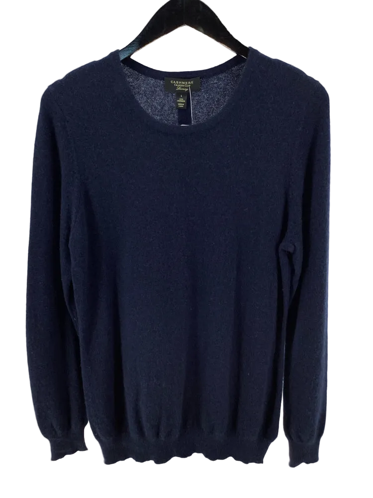 Charter Club Size L Navy Sweater