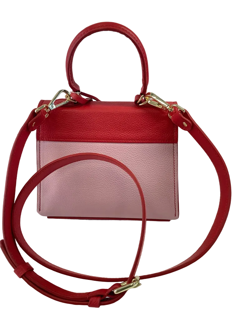 Mateo New York Pink & Red Elizabeth Handbags