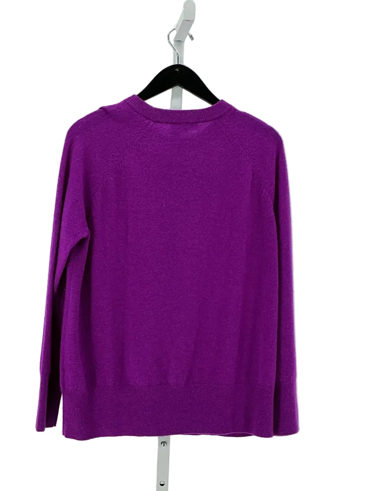 White + Warren Size S Purple Sweater