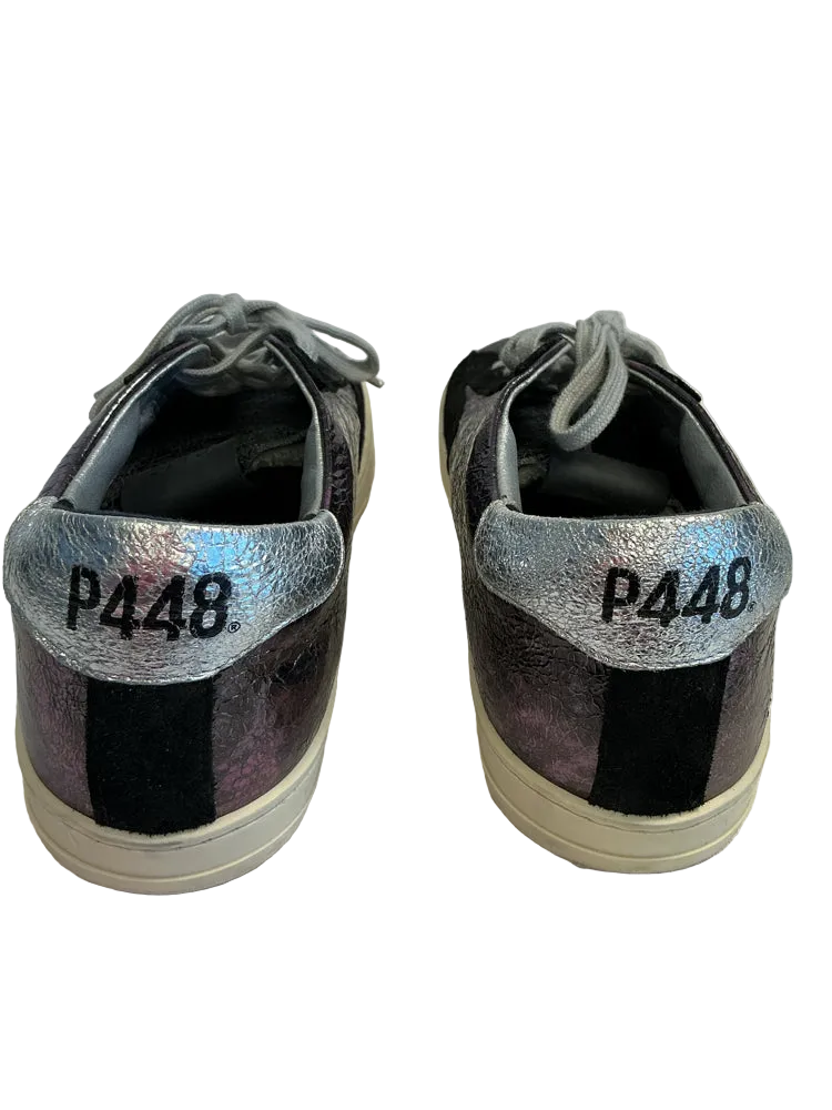 P448 Shoe Size 8.5/9 Black & Purple Sneakers
