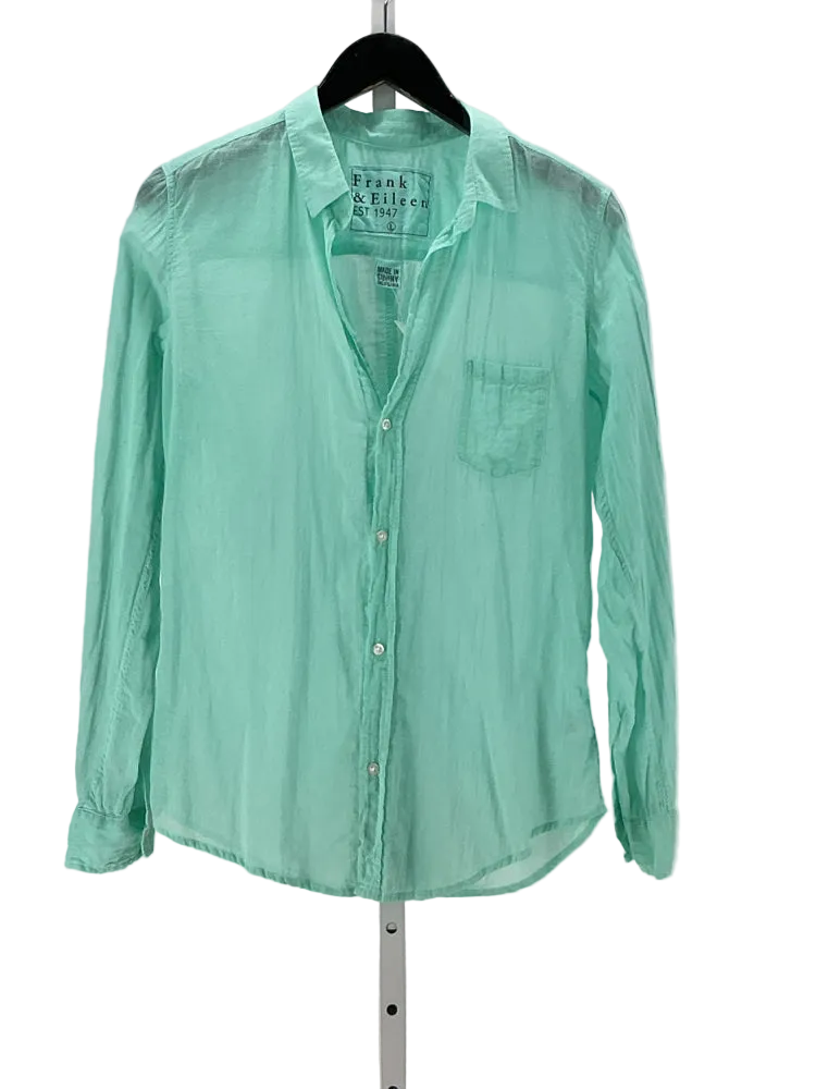 Frank & Eileen Size L Green Shirt