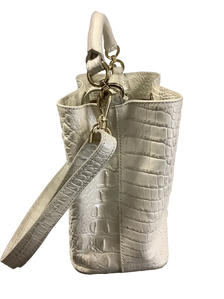 Brahmin White Amelia Handbags