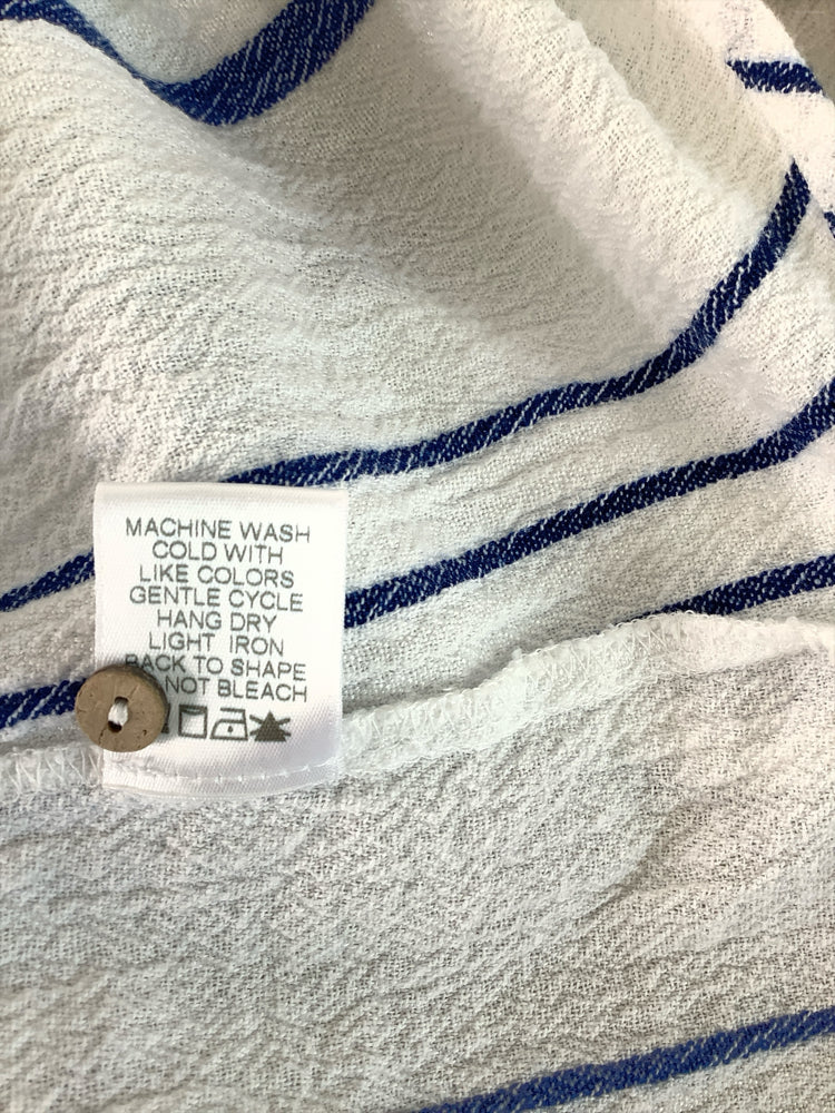 Xirena Size L White & blue Shirt