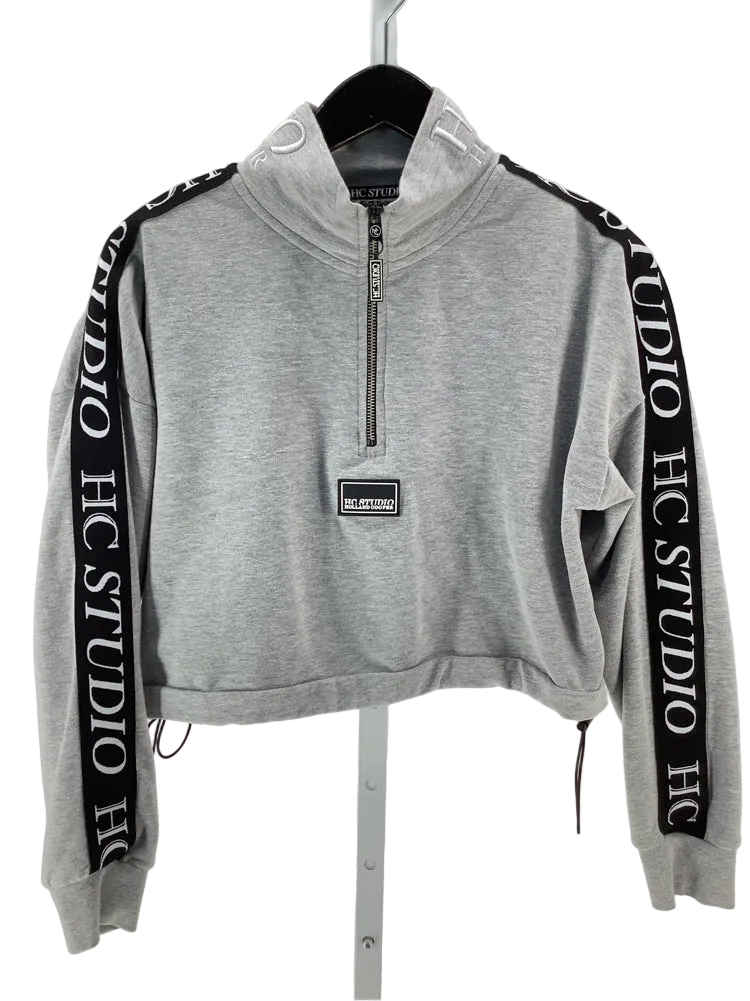 Holland Cooper Size XS Gray & Black Sweatshirt