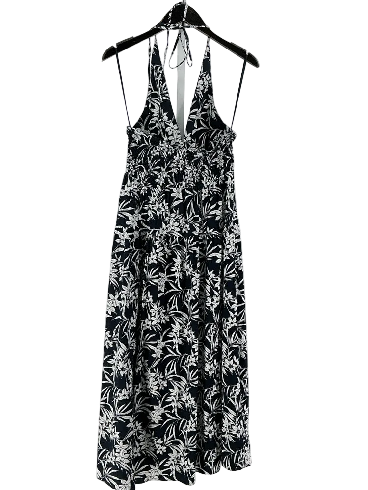 Madewell Size 6 Navy & white Dress