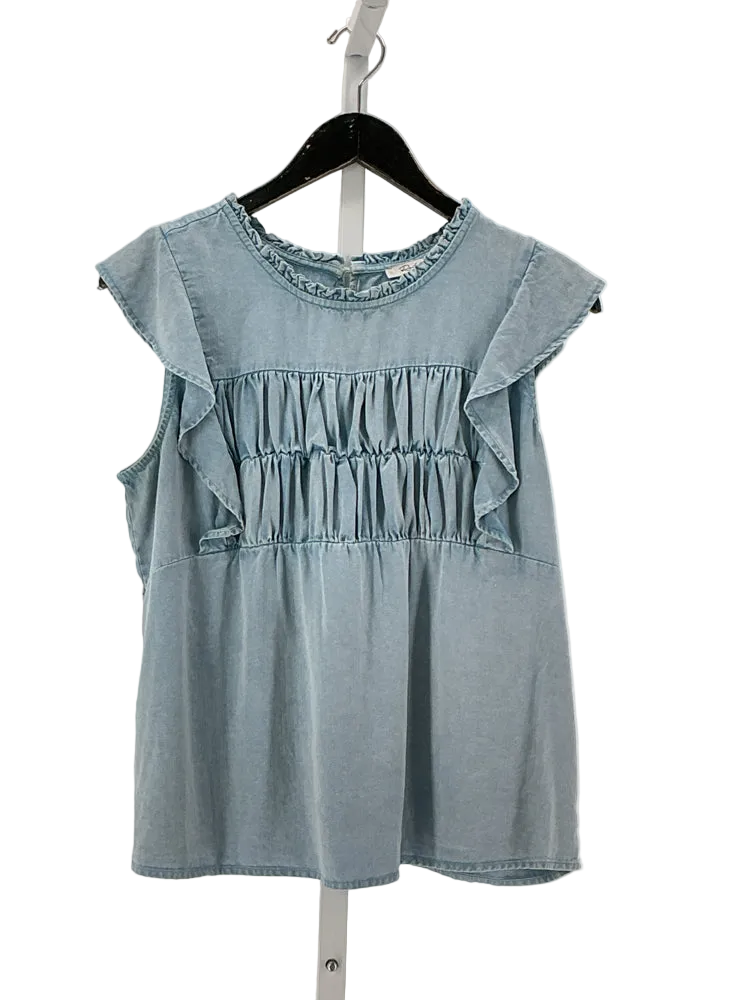 Rails Size M Blue Filomena Shirt