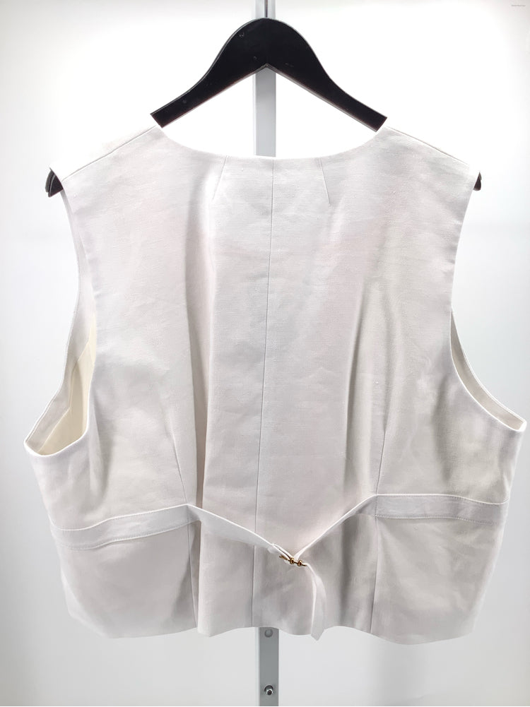 Jcrew Size 22 White Vest