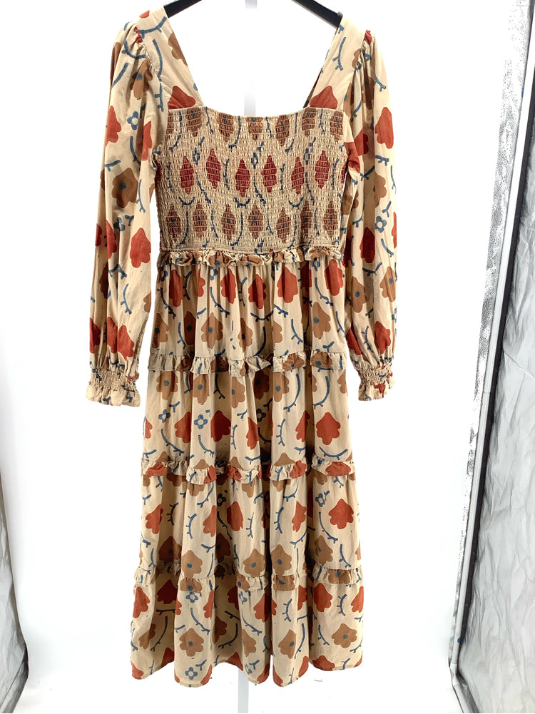 Christy Dawn Size MP Tan Multi Emerson Dress
