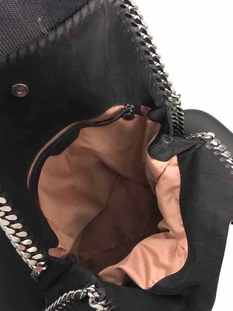 Stella McCartney Black Maxi Falabella Handbags