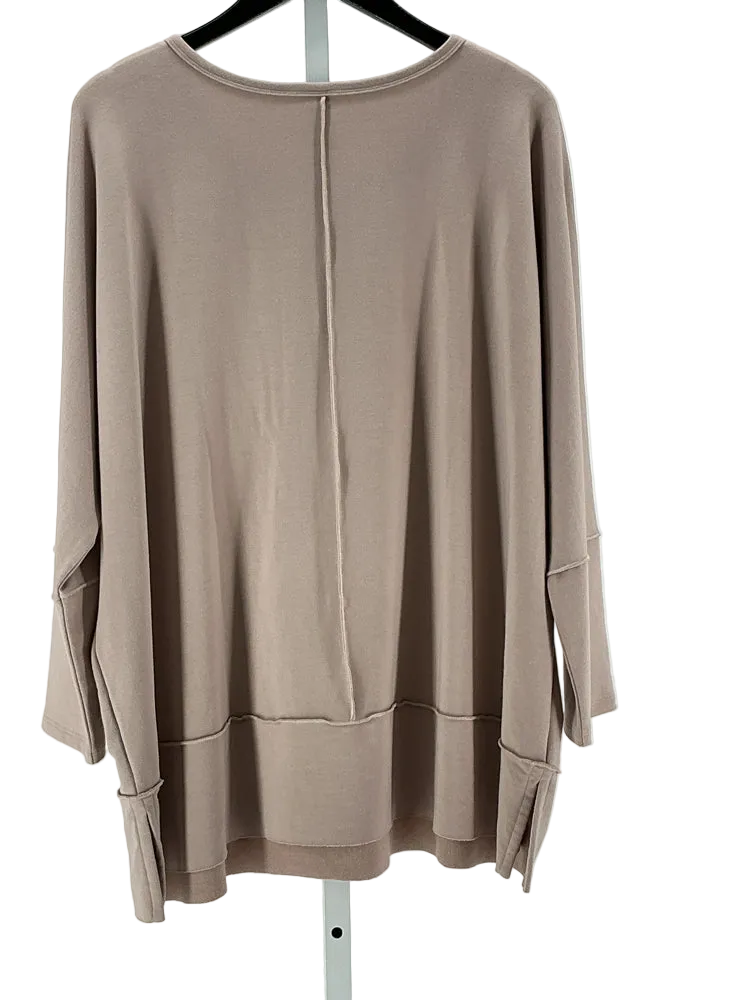 Spanx Size 1X Tan Sweatshirt