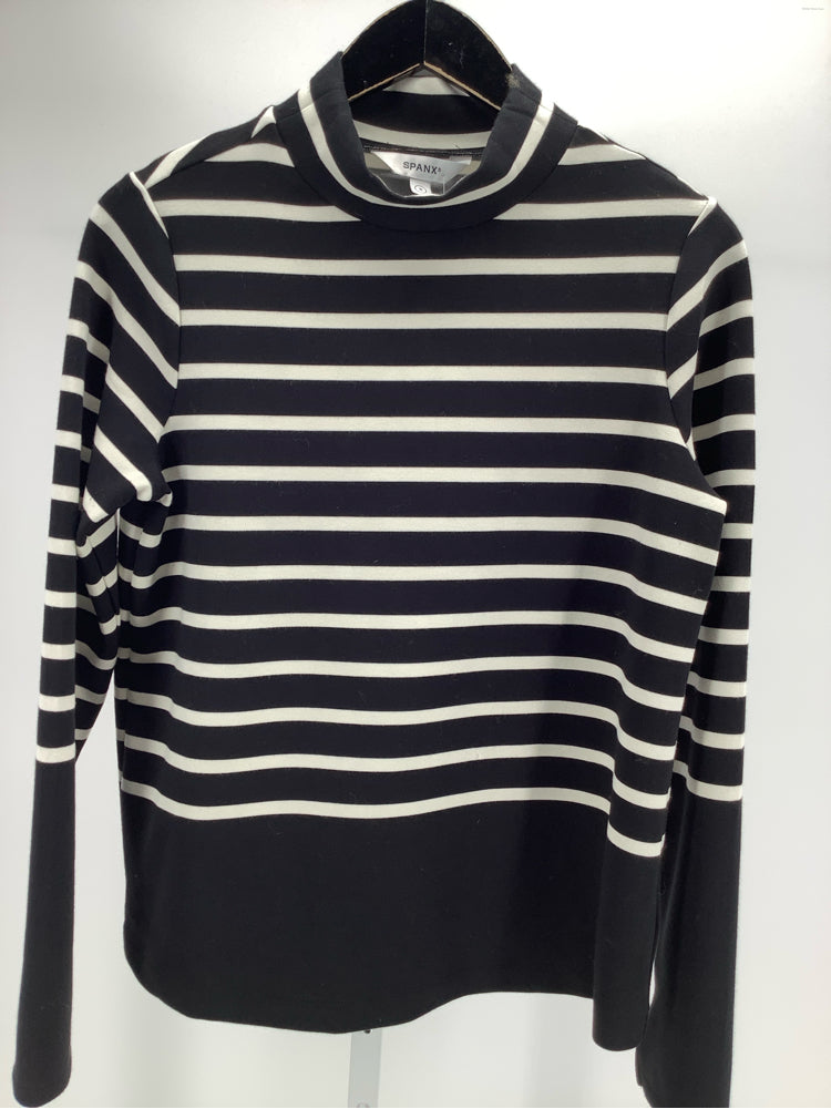Spanx Size S Black & White AirEssentials Shirt