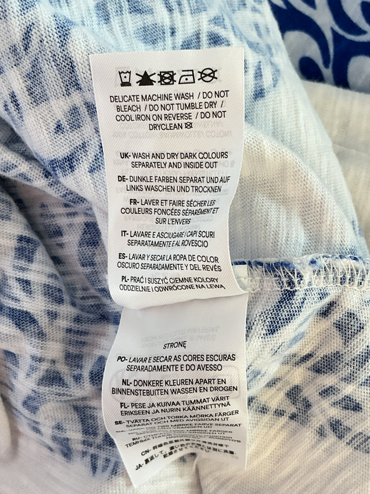 Boden Size 10 Blue & White Dress