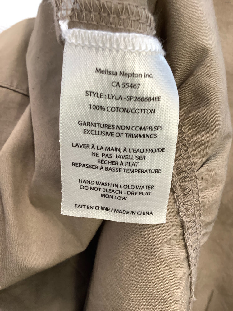 Melissa Nepton Size L Brown Shirt