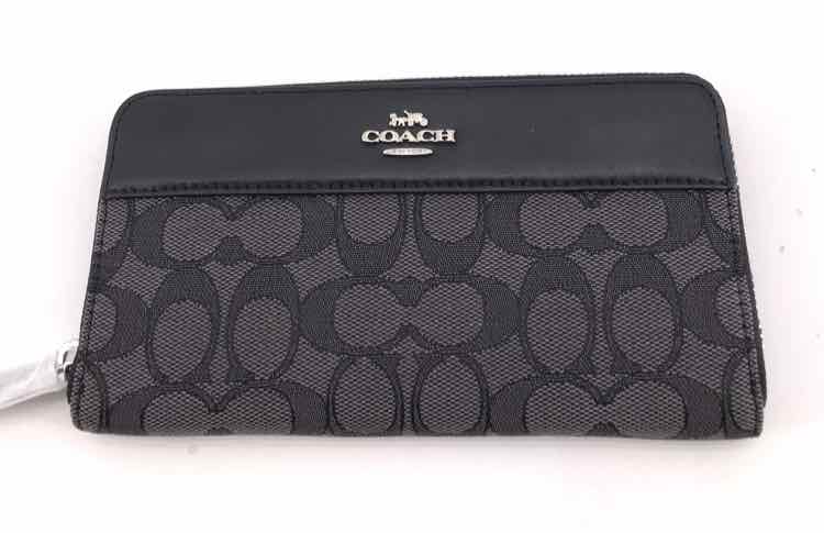 Coach Black & Gray Wallet